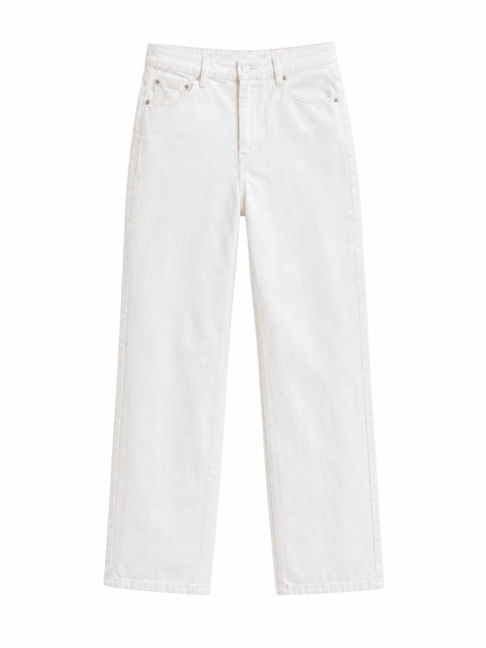 American Eagle Mom Jeans White High Rise Straight Leg Size 18 Long